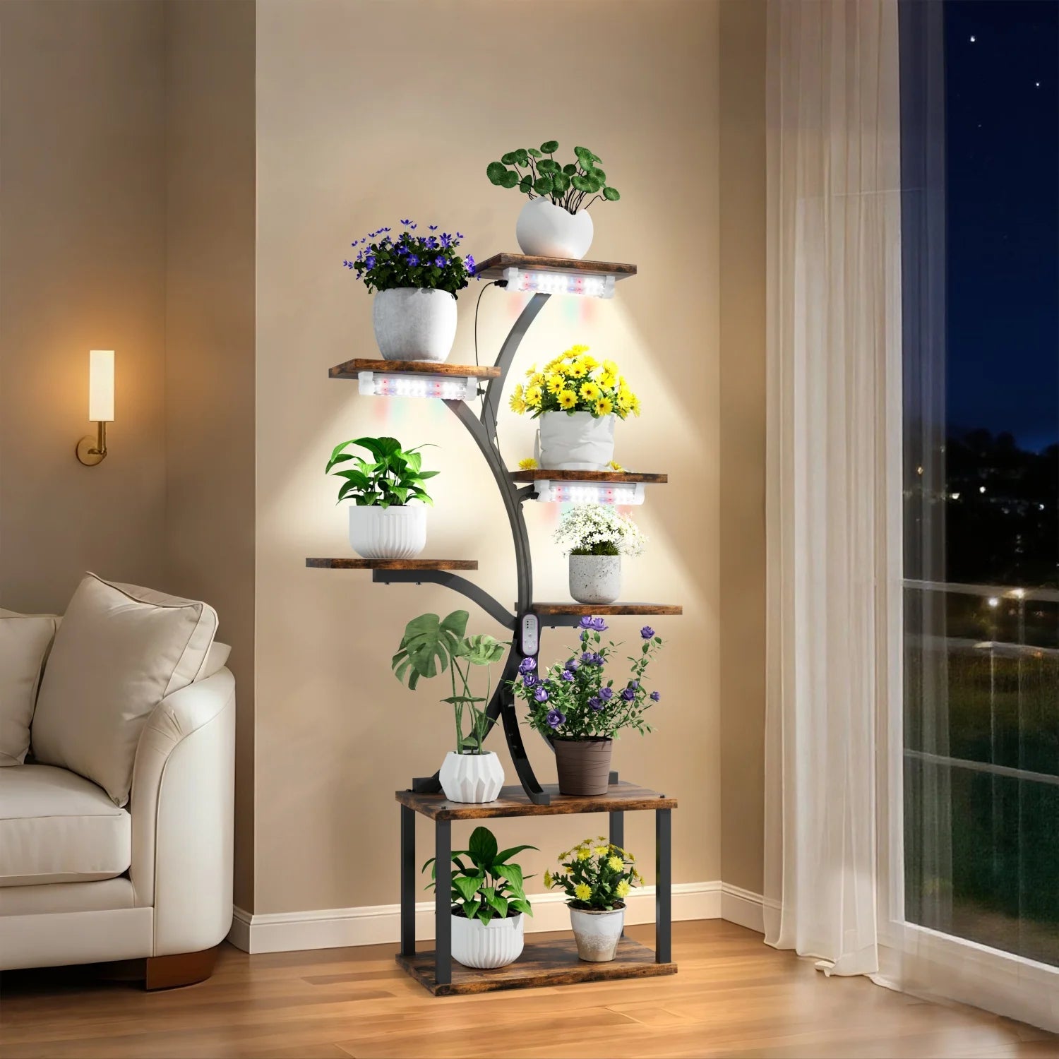 Étagère Arbre LED – 7 niveaux