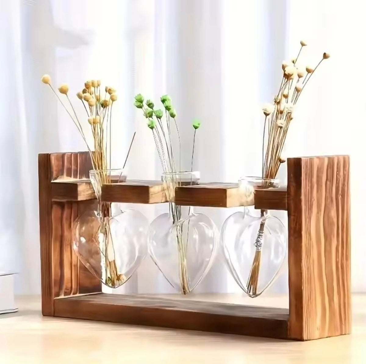 Vase Hydroponique en Verre – Décoration Scandinave