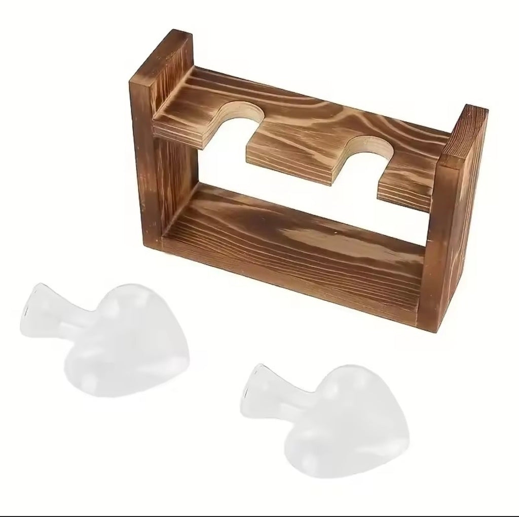 Vase Hydroponique en Verre – Décoration Scandinave