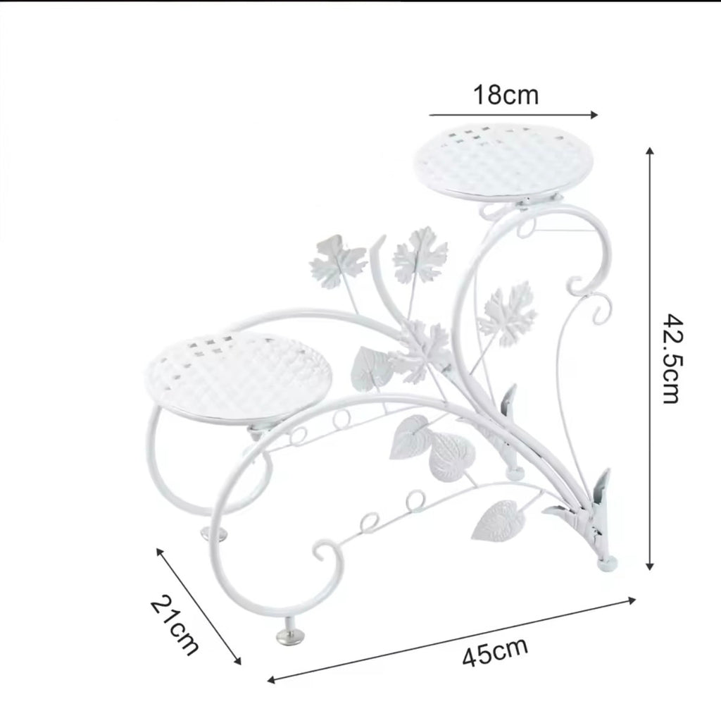Support à Plantes Cœur – 2 Pièces – Intérieur & Extérieur