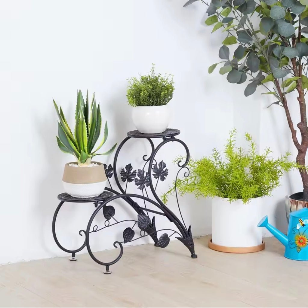 Support à Plantes Cœur – 2 Pièces – Intérieur & Extérieur