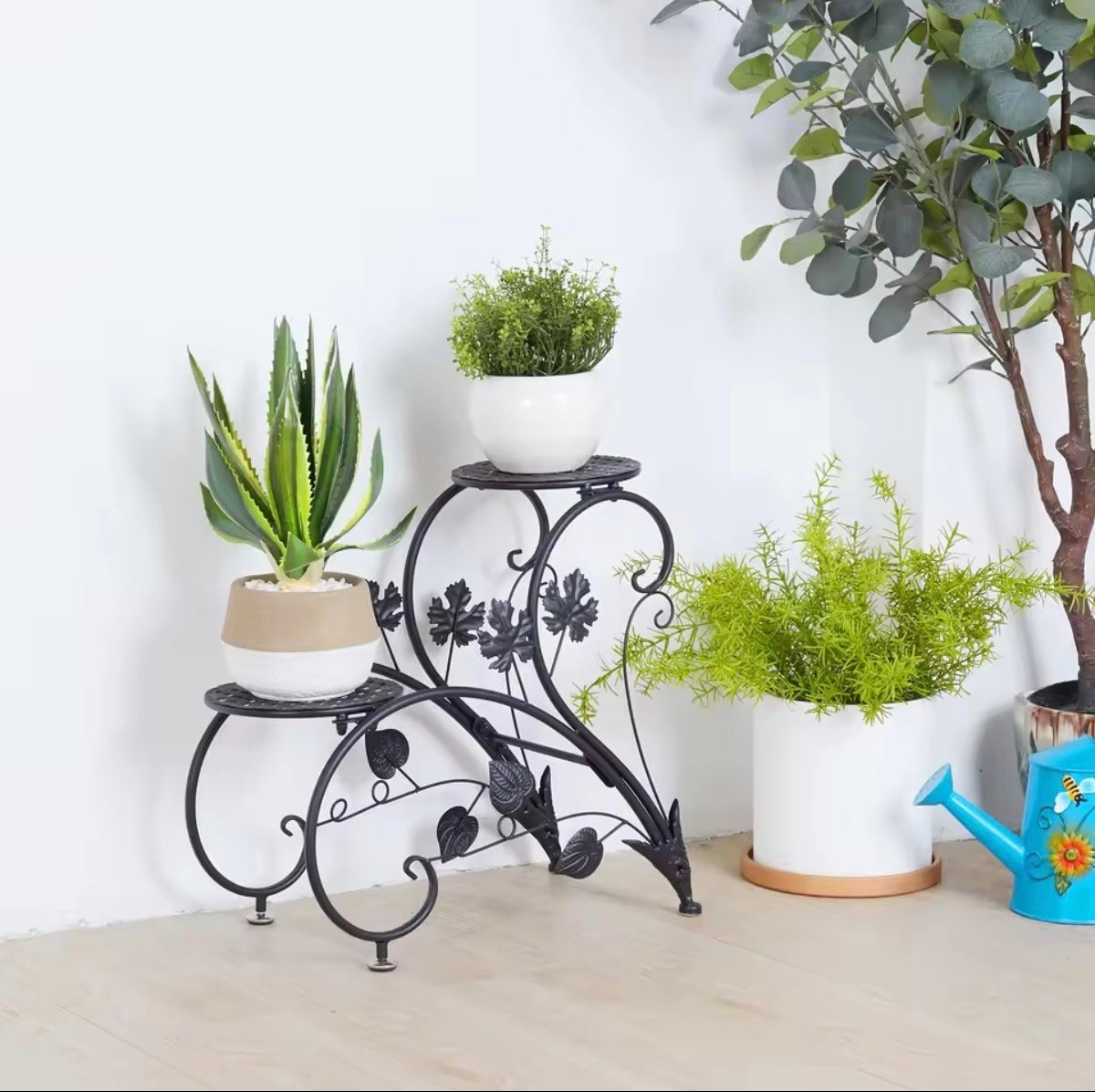 Support à Plantes Cœur – 2 Pièces – Intérieur & Extérieur