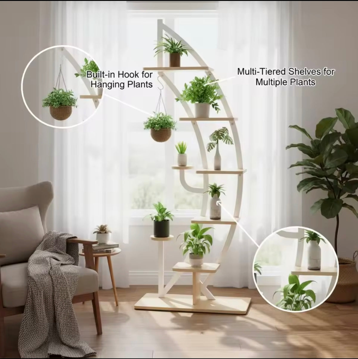 Étagère à Plantes – 6 niveaux