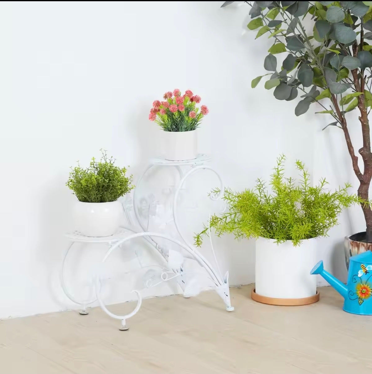 Support à Plantes Cœur – 2 Pièces – Intérieur & Extérieur